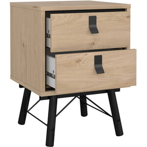 Ry 3 Piece Bedroom Set - Jackson Hickory Oak