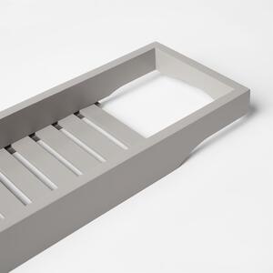 Wooden Natural Bamboo Bath Rack - Grey by OHS