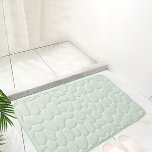 Pebble Bath Mat - Mint
