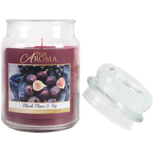 Black Plum and Fig Mason Jar Large by True Aroma