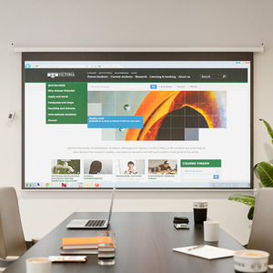 Electric Motorized Projector Screen by Livingandhome