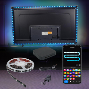 Smart RGBIC TV Backlight Strip - Black by ValueLights