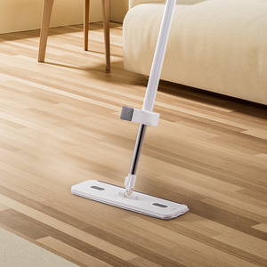 Hands-free Spin Mop and Bucket Cleaning Set - Grey / 30cm by Livingandhome