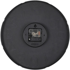 12-Inch Non-Ticking Battery-Operated Wall Clock - White by Livingandhome