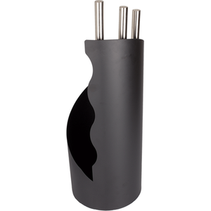 Valiant Concealed Fireside Tools Companion Set - Black by Valiant