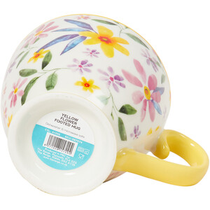Flower Footed Mug - Yellow