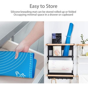 Anti-Slip Non Stick Silicone Pastry Baking Mat - Blue by Slips Away