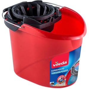 Vileda SuperMocio Bucket and Wringer - Red by Vileda