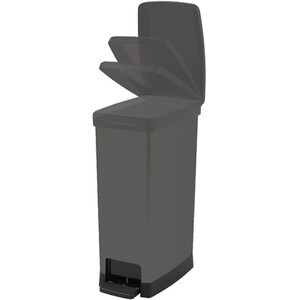 Moda Slim Pedal Bin 40L - Charcoal