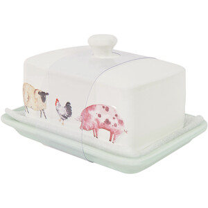 Daisy Farm Butter Dish - Multicolour