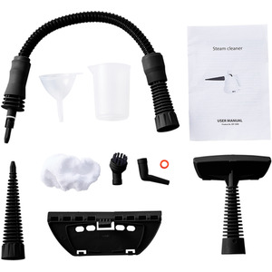 1000W Handheld Steam Cleaner - White by Livingandhome