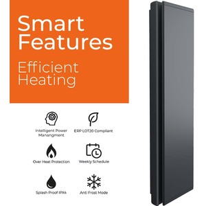 Radialight Icon Wifi Vertical Electric Heater, Wall Mounted - White / 1 by Radialight