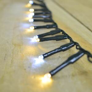 25m Premier Christmas Lights Mains Timer with 1000 Warm and Cool White LEDs - Cool & Warm white by Samuel Alexander