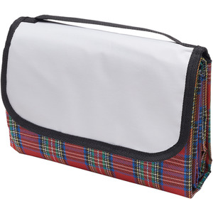 Portable Checked Stripe Outdoor Picnic Blanket by Livingandhome