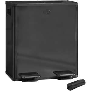 HOMCOM 20L Dual Kitchen Bin with Removable Inner Buckets by HOMCOM