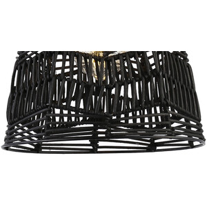Casper Rattan Shade - Small - Black
