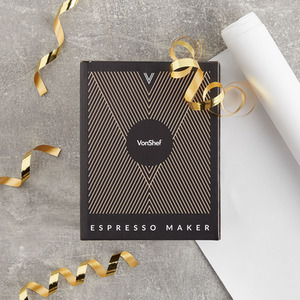 Aluminium Stovetop Espresso Maker - Silver / 300ml by VonShef