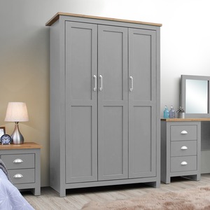 Lisbon 3 Piece Bedroom Set 03 - Grey by Timber Art Design UK