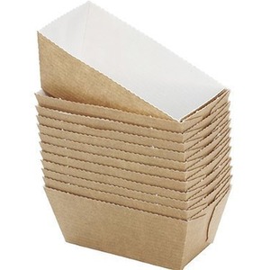 Single Portion Mini Loaf Moulds - Kraft Brown / 25 by Bakery Direct