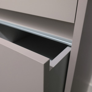 Spacepro 450mm Tower Unit with 3 Drawers - Cashmere by Spacepro