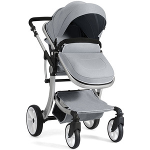 2-in-1 Baby Stroller Pushchair - Grey by Costway