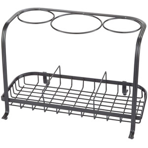 Freestanding Hair Dryer and Straighteners Holder - Graphite by House Of Home