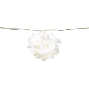 10 Solar Flower Bouquet String Lights - White