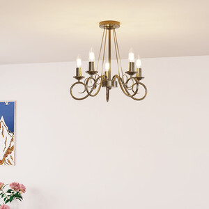 Antiqued Gold Ceiling Light - Antique Gold