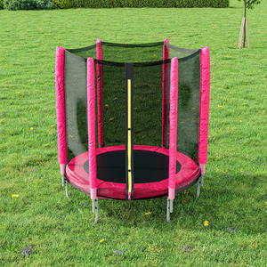 Children's Trampoline with Safety Net and Enclosure by Livingandhome