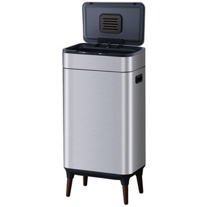 45L Ozone Sensor Bin Stainless Steel - Silver by Tower