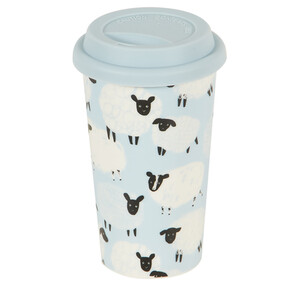 Highland Flock Travel Mug - Blue