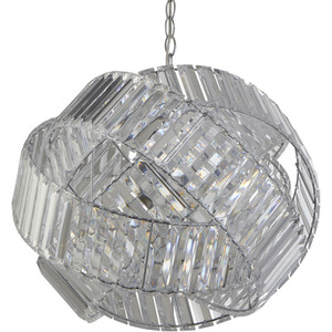 4 Band Venetian Pendant - Silver by Lighting Collection