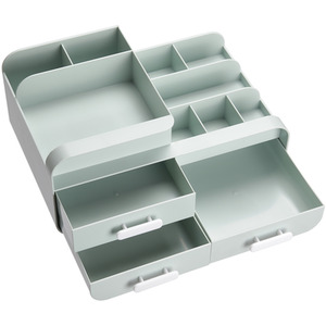 Versatile Makeup Organiser Box with Drawers by Livingandhome