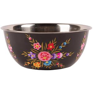 Pansy Picnic Bowl - 21.5cm - Carbon Pansy / 21.5cm by Billy Can