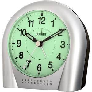 Sweeper Smartlite Alarm Clock Silver - Sliver by Acctim