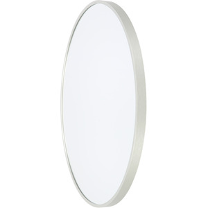 Pandora Round Mirror - 80 x 80cm - Silver by Home Garden Direct