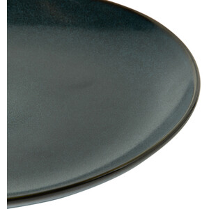 Ayano Reactive Glaze Dinner Plate - Dark Blue