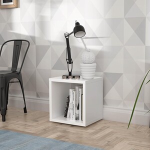 Mauro Singular Shelf Unit - Matte White