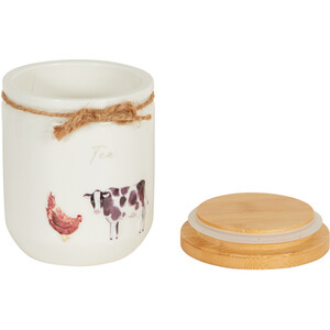 Daisy Farm Canister - Multicolour / Tea