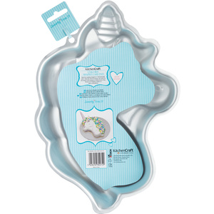 KitchenCraft Unicorn Shaped Cake Pan - Silver by KitchenCraft