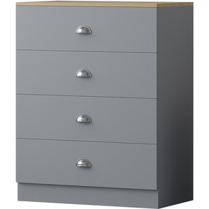 Esher 3 Piece Bedroom Furniture Set - Grey by FWStyle