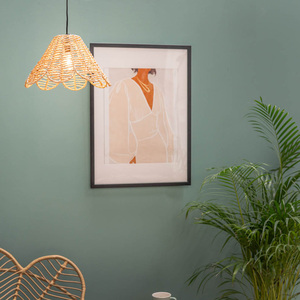 Vine Natural Flower Ceiling Pendant Shade - Natural by ValueLights