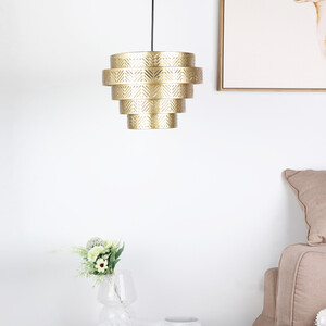 Soleil Tiered Pendant - Gold