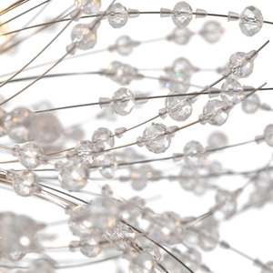 16 Lights Dandelion Ceiling Lighting Crystal Pendant - Chrome