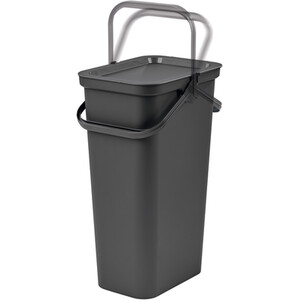 Moda Recycling Bin - Black / 25l by Tontarelli