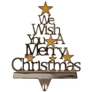 Silver Christmas Stocking Hanger Choice of Song by Samuel Alexander