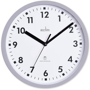 Nardo Radio Controlled Wall Clock Mist - Grey by Acctim