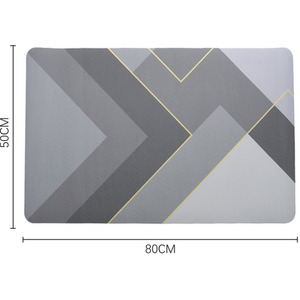 Kitchen Waterproof Mat - Grey by Livingandhome