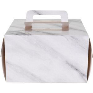 Large Marble Cake Box