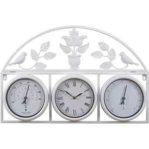 Wyegate Clock Outdoor Weather Station by Garden Gear